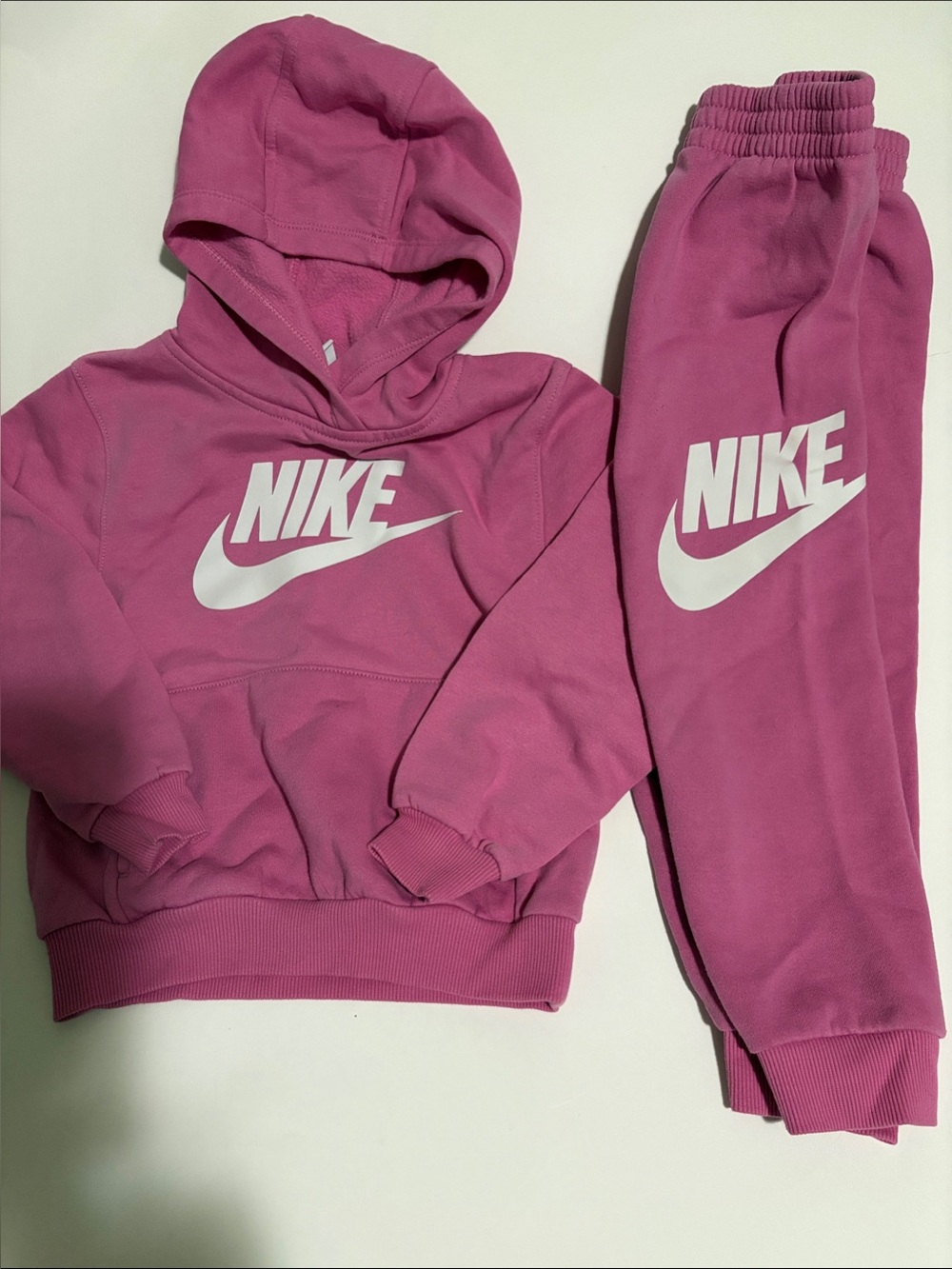 Nike Pink Kids Sweatpants & Hoodie Set